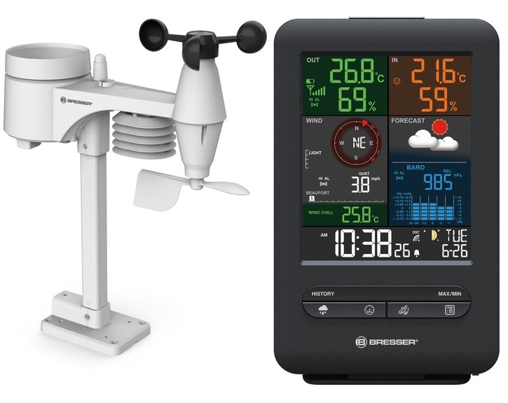 Метеостанція Bresser Weather Center 5-in-1 Beaufort