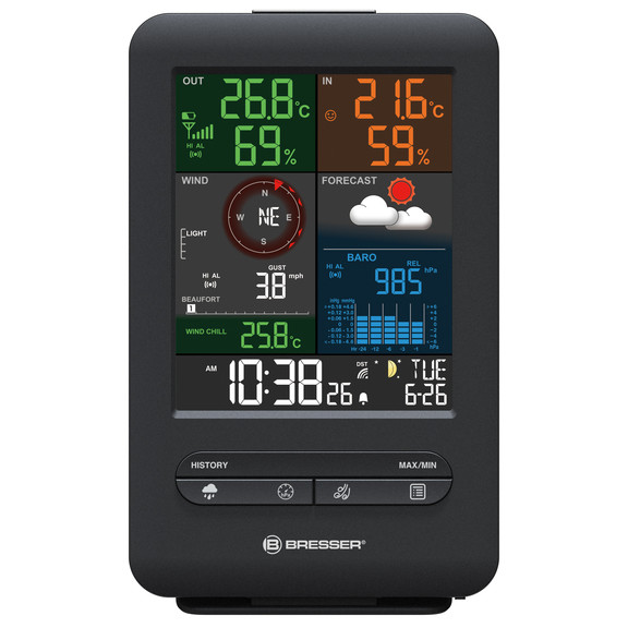 Метеостанція Bresser Weather Center 5-in-1 Beaufort