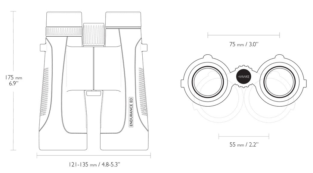 Бінокль Hawke Endurance ED Marine 7x50