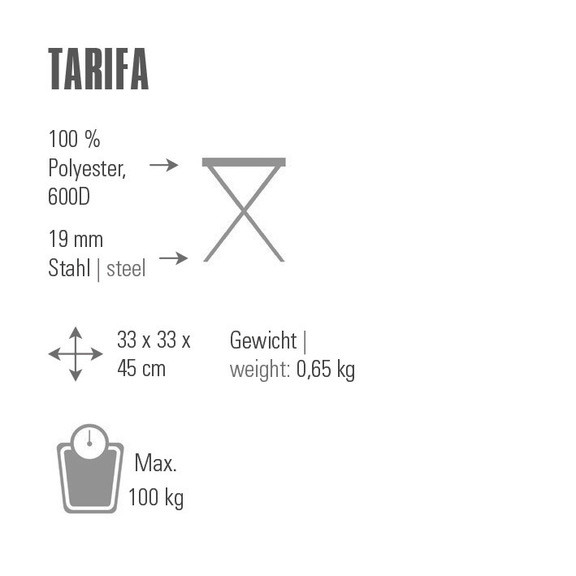 Стул раскладной High Peak Tarifa