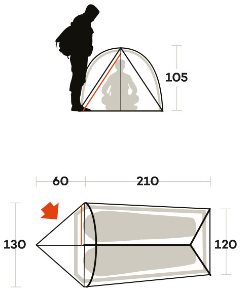 Палатка Ferrino Thar 2