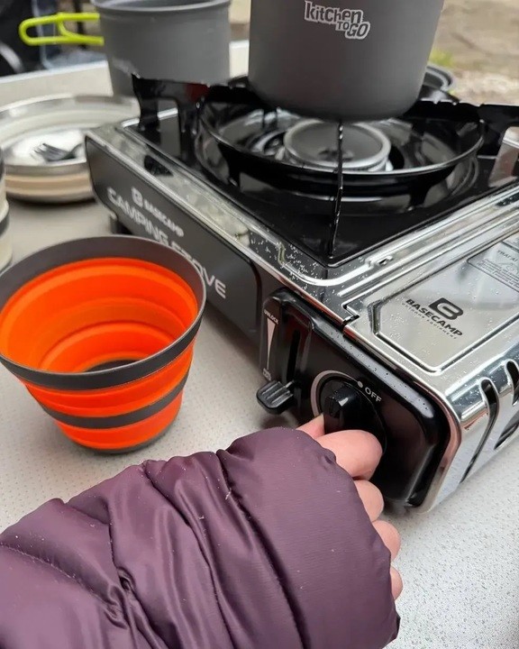 Портативная газовая плитка Base Camp Camping Stove