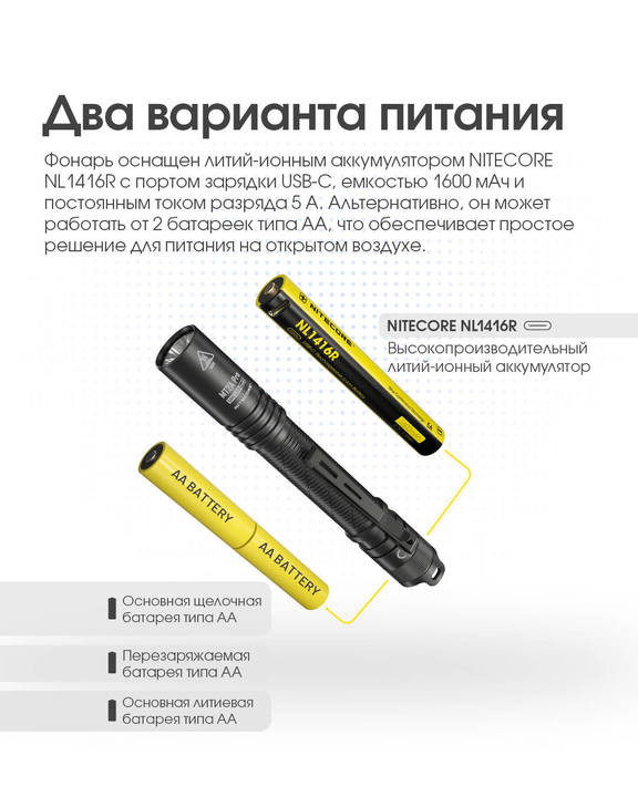 Фонарь Nitecore MT2A Pro