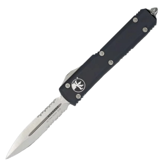 Нож автоматический Microtech Ultratech Double Edge полусеррейтор