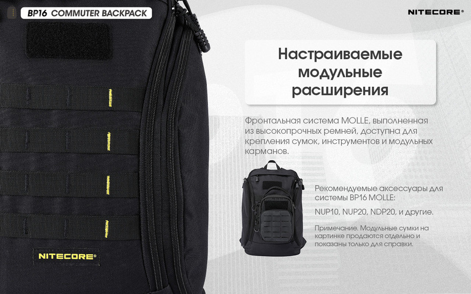 Рюкзак городской Nitecore BP16