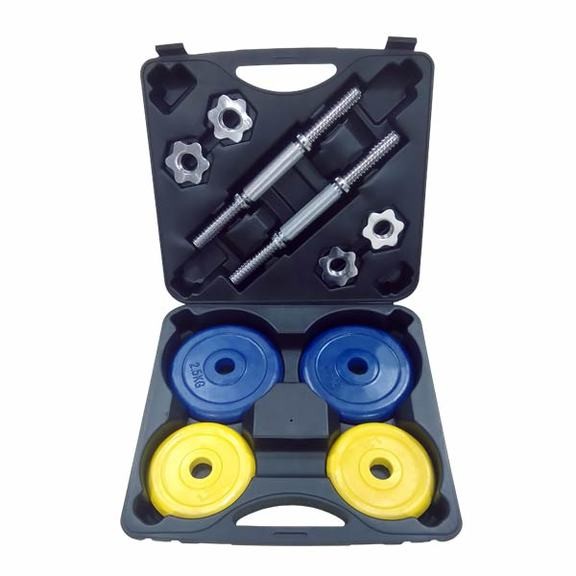 Гантельный набор FitLogic Home Dumbbell Rubber Set Box 20kg