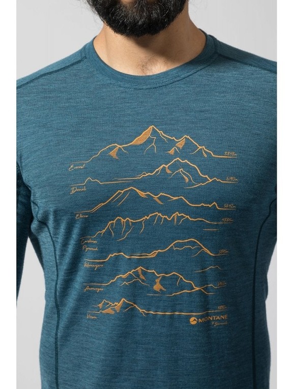 Термокофта Montane Primino 140G 7 Summits Long Sleeve T-Shirt