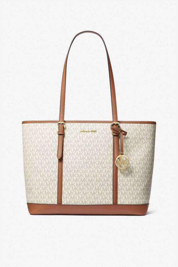 Сумка-тоут Michael Kors Jet Set Travel Large Logo Vanilla