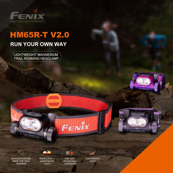 Ліхтар налобний Fenix HM65R-T V2.0