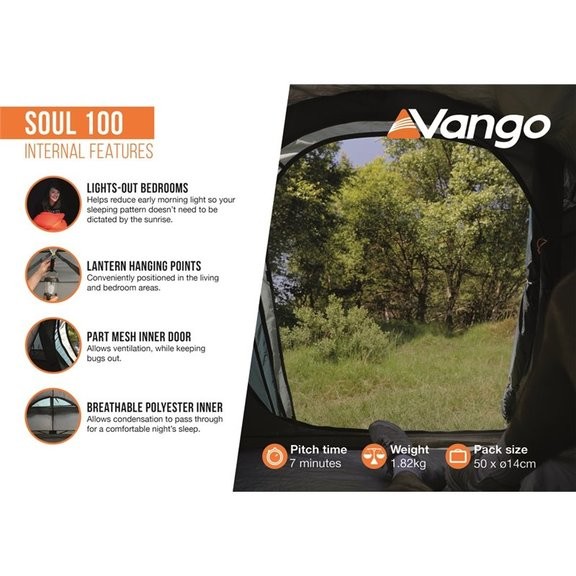 Намет одномісний Vango Soul 100