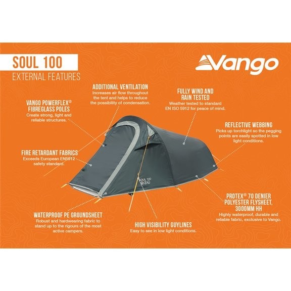 Намет одномісний Vango Soul 100