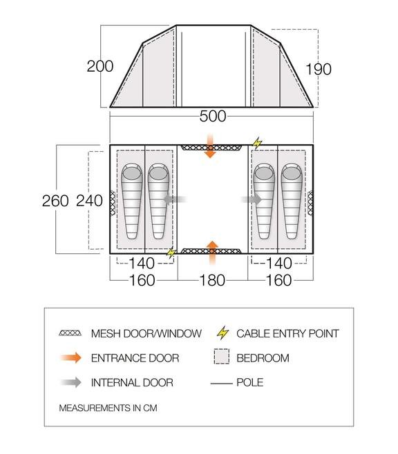 Намет Vango Castlewood 400 Package