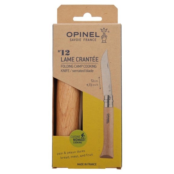 Нож складной Opinel №12 VRI серрейтор