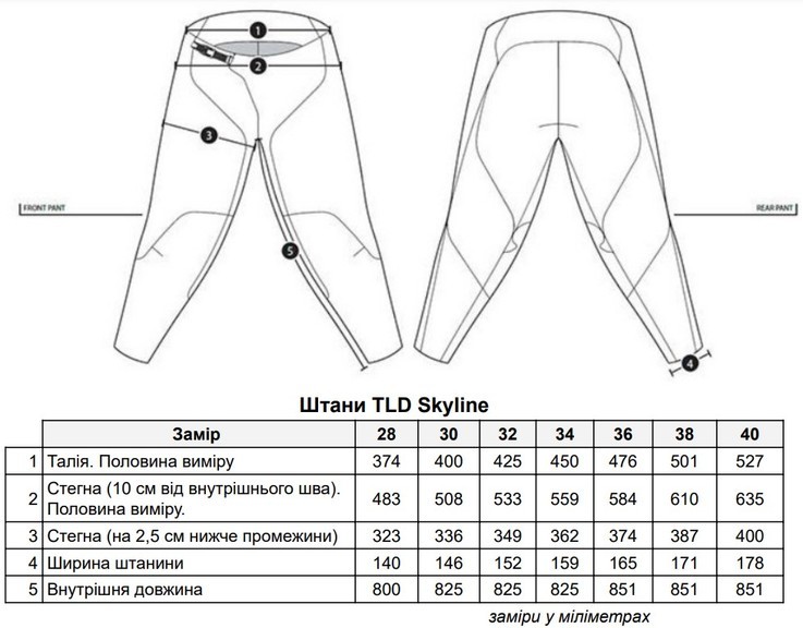 Штани TLD Skyline Pant Mono