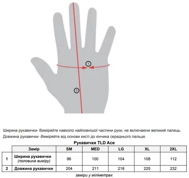 Велоперчатки TLD Ace 2.0 Glove Mono