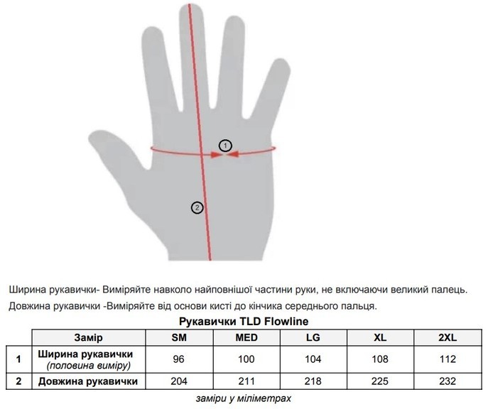 Велорукавички TLD Flowline Glove Mono