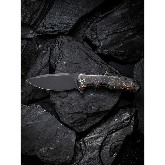 Нож складной Civivi Praxis Shredded Carbon Fiber C803I
