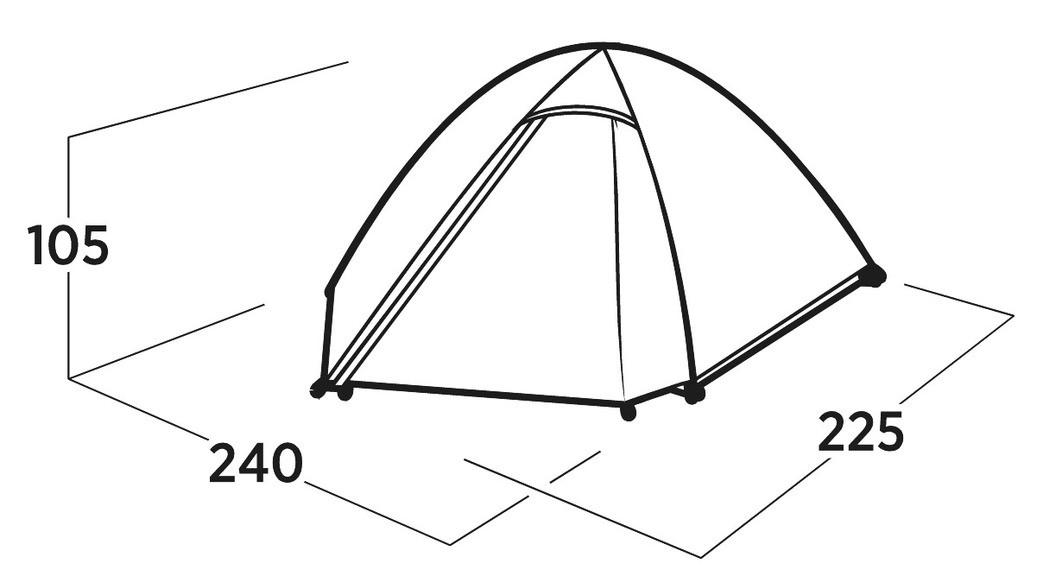 Намет двомісний Easy Camp Rondane 2