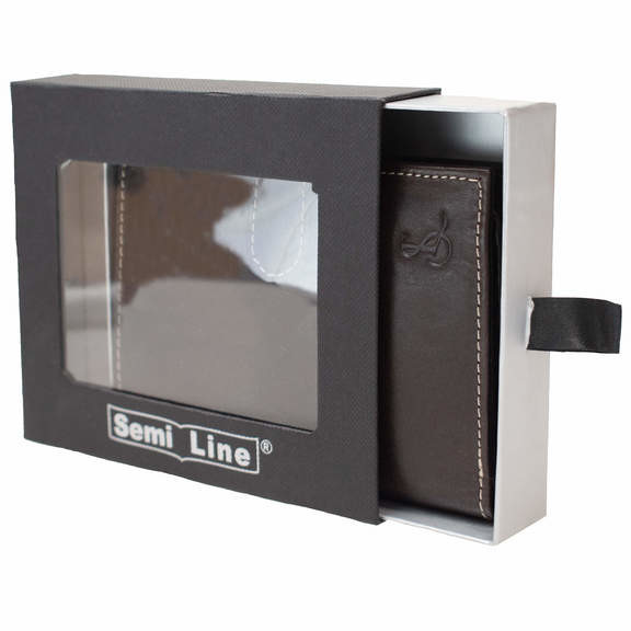 Портмоне чоловіче шкіряне Semi Line RFID (P8266-1)