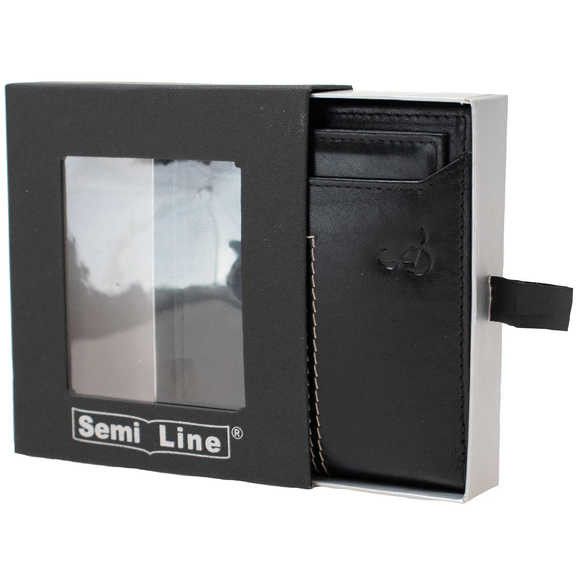 Портмоне чоловіче шкіряне Semi Line RFID Man (P8267-0)