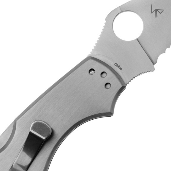 Нож складной Spyderco UpTern полусеррейтор
