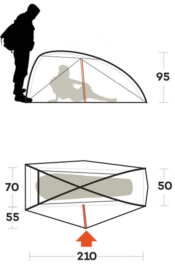 Намет одномісний Ferrino Nemesi 1 Pro