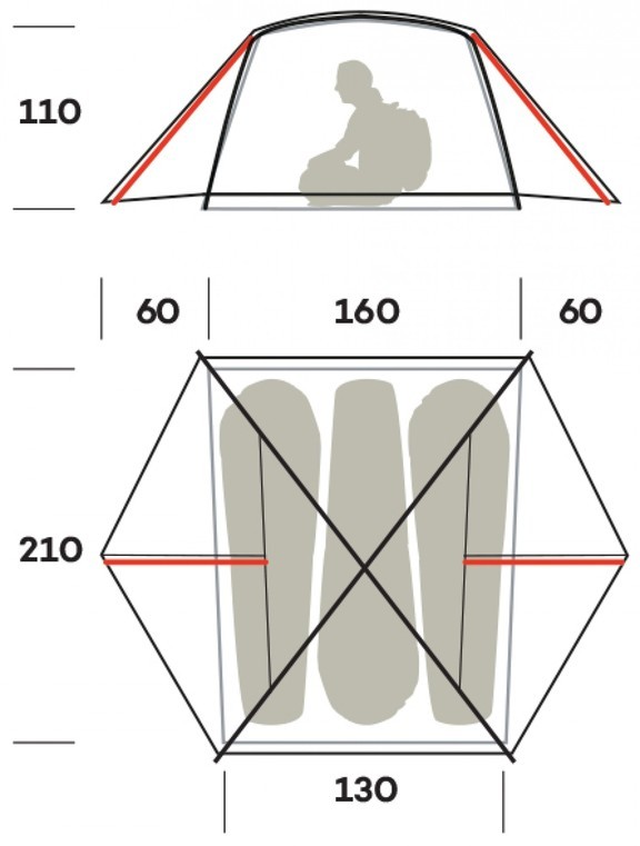 Палатка Ferrino Nemesi 3 Pro