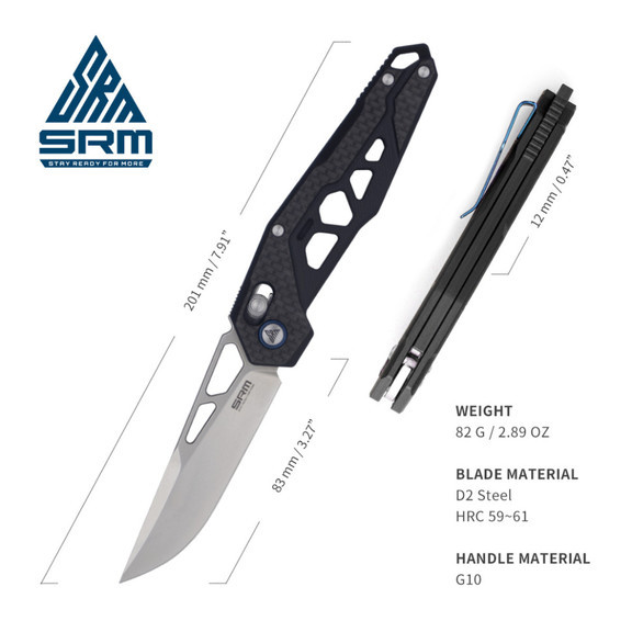  Нож складной SRM 9225-KB