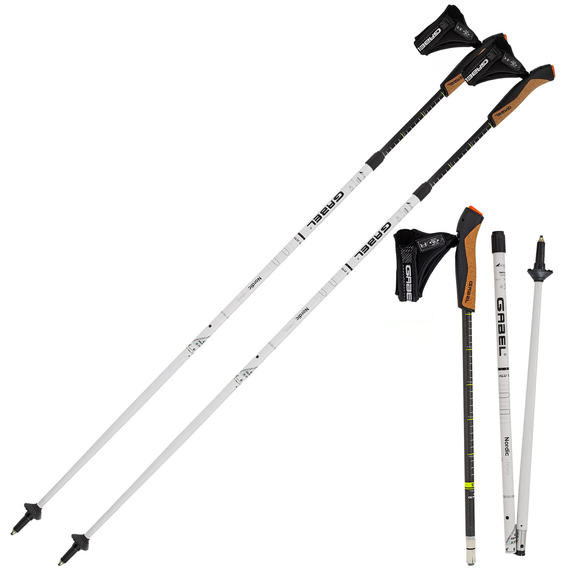 Палиці для скандинавської ходьби Gabel Nordic Revo Alu Carbon