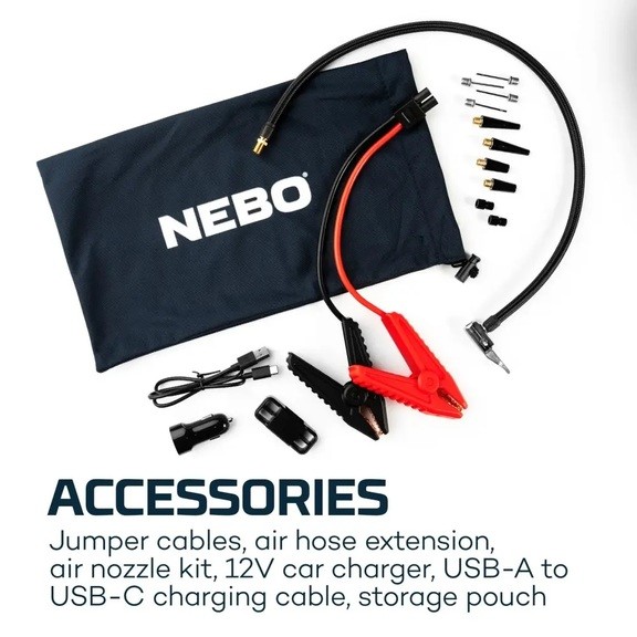 Стартовий пристрій Nebo Assist Air Jump Starter