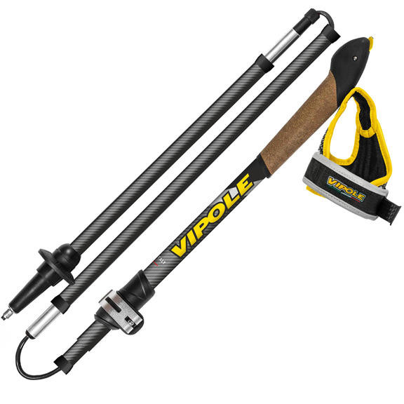 Палки для скандинавской ходьбы Vipole Treveller Carbon 130 DLX