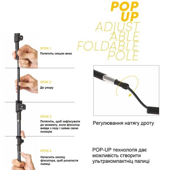 Палиці трекінгові Vipole Approach Long Carbon 130 DLX