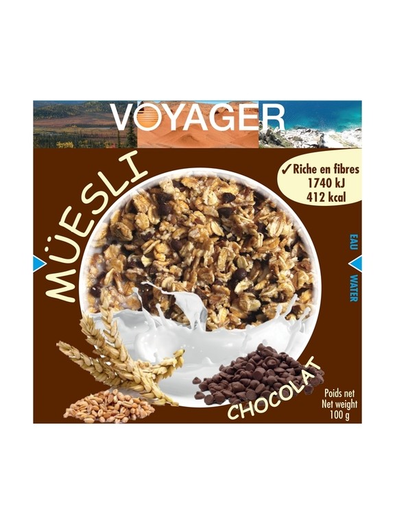Мюсли шоколадные Voyager 100 г