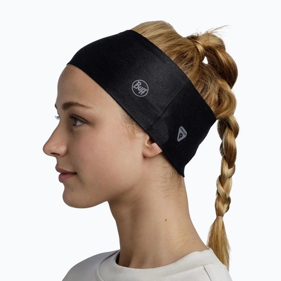 Повязка на голову Buff Thermonet Headband, Solid Black