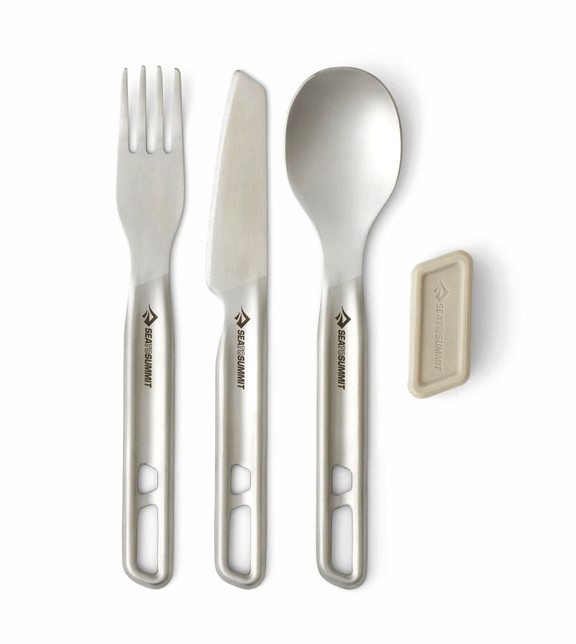 Набор столовых приборов (нож, вилка, ложка) Sea to Summit Detour Stainless Steel Cutlery Set