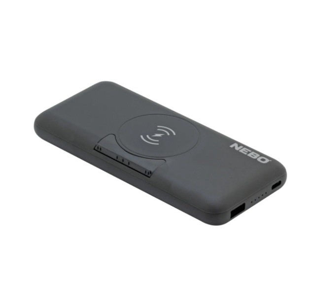 Павербанк Nebo 10K Powerbank w/ Kickstand & wWreless Charging, 10 000 mAh
