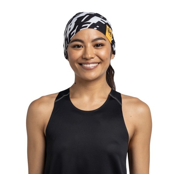 Повязка на голову Buff Coolnet UV+ Wide Headband, Logo Multi