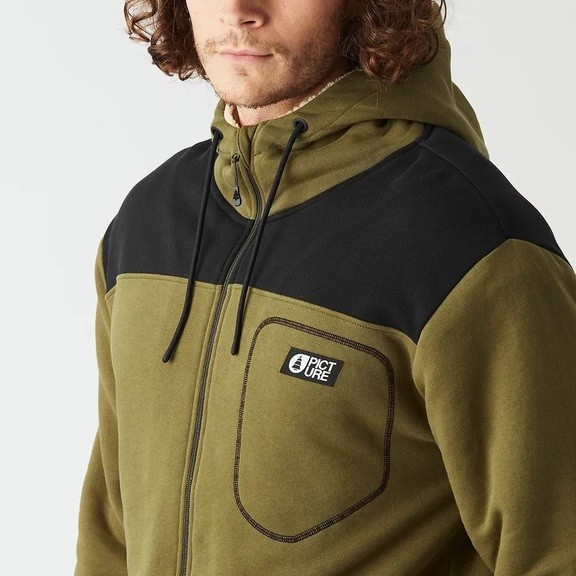 Толстовка мужская Picture Organic Basement Plush Zip Man