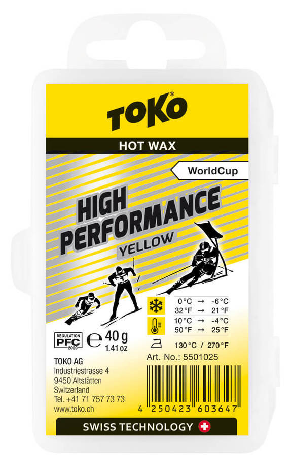 Віск Toko High Performance Hot Wax Yellow 40 g