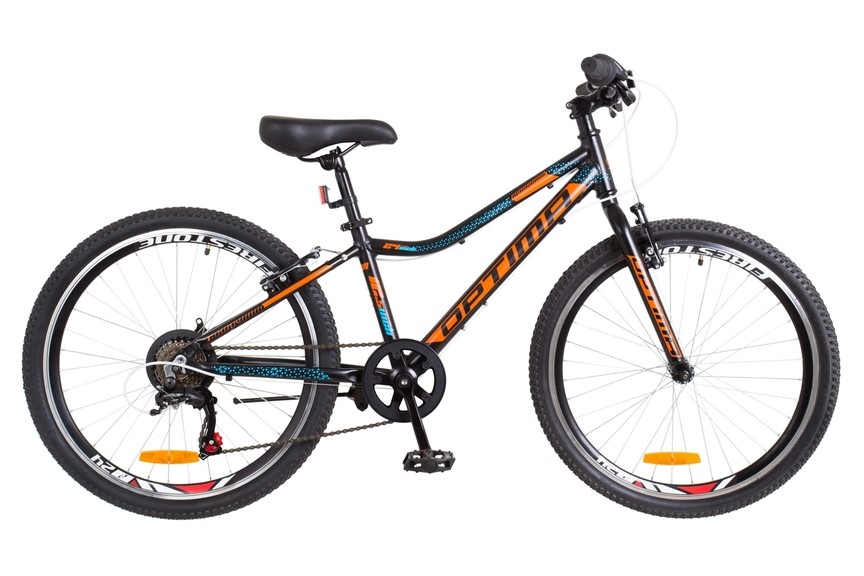 Велосипед Optima Blackwood Vbr черно-оранжево-синий 2018
