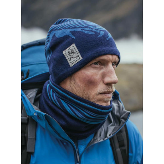 Шапка Buff Knitted & Polar Hat Laki Blue Ink