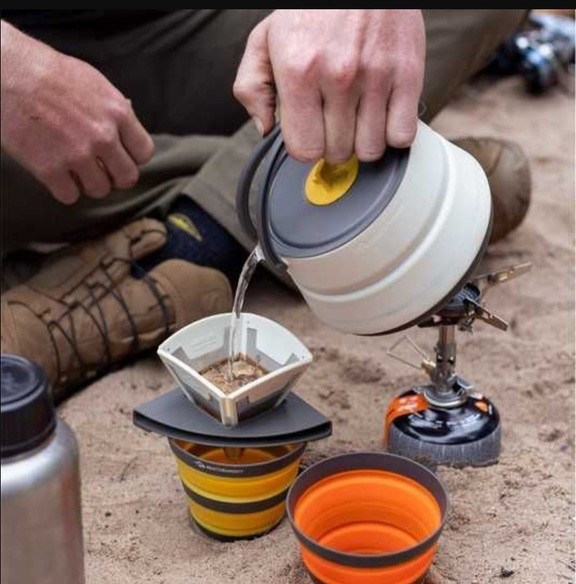 Набор посуды Sea to Summit Frontier UL Collapsible Kettle Cook Set w/Sack с чехлом