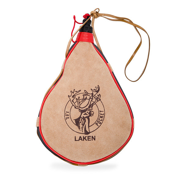 Фляга Laken Leather canteen 1.5 L straight form