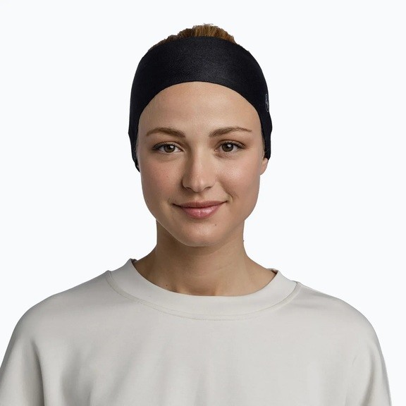 Повязка на голову Buff Thermonet Headband, Solid Black