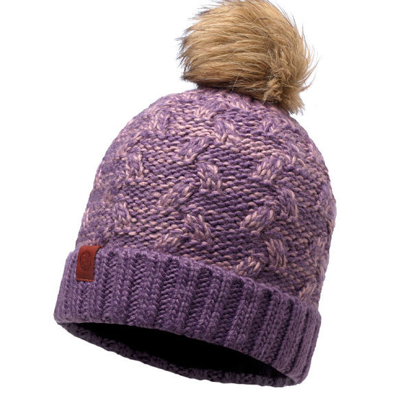 Шапка Buff Knitted & Polar Hat Kiam Deep Grape