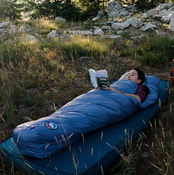 Спальник Big Agnes Anthracite 20 (FireLine Pro Recycled) Womens Regular - Right Zip