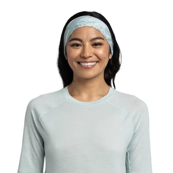 Повязка на голову Buff Coolnet UV+ Slim Headband, Eukar Seagrove Green