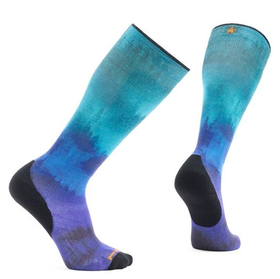 Шкарпетки чоловічі Smartwool Ski Targeted Cushion Compression Print OTC