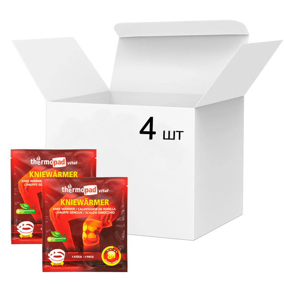Химическая грелка для колен Thermopad Knee Warmer, 4 шт.