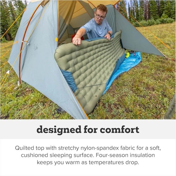 Коврик надувной Big Agnes Campmeister Deluxe Insulated 25x72 Wide Regular